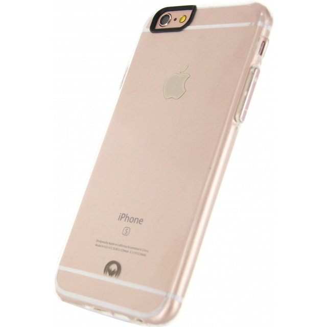 Mobilize Mobilize Deluxe Gelly Case voor Apple iPhone 6/6S - Clear/Rose Gold
