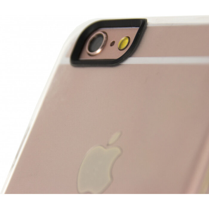 Mobilize Mobilize Deluxe Gelly Case voor Apple iPhone 6/6S - Clear/Rose Gold