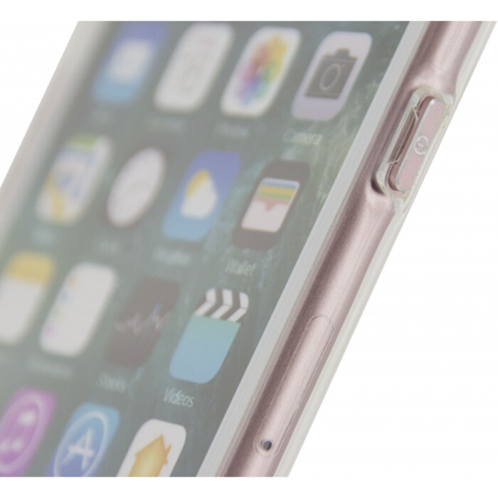 Mobilize Mobilize Deluxe Gelly Case voor Apple iPhone 6/6S - Clear/Rose Gold