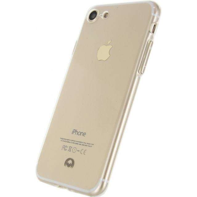 Mobilize Mobilize Deluxe Gelly Case voor iPhone 7/8/SE (2020/2022) - Clear Gold