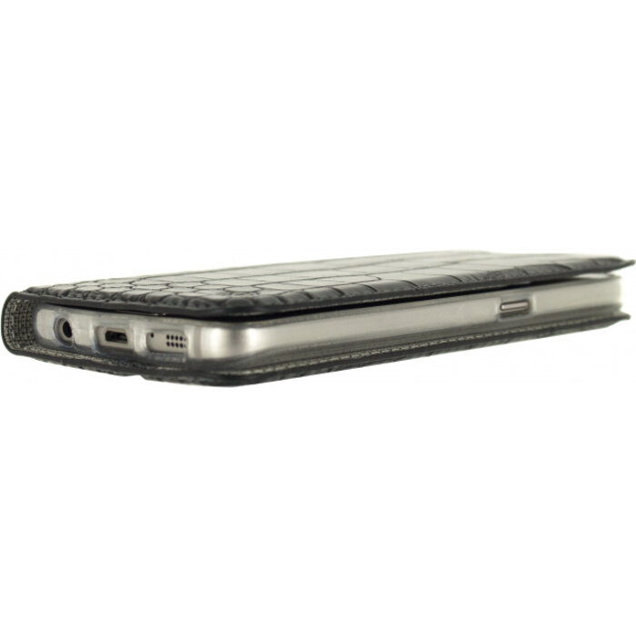 Mobilize Mobilize Premium Gelly Book Case Galaxy S7 - Alligator Black