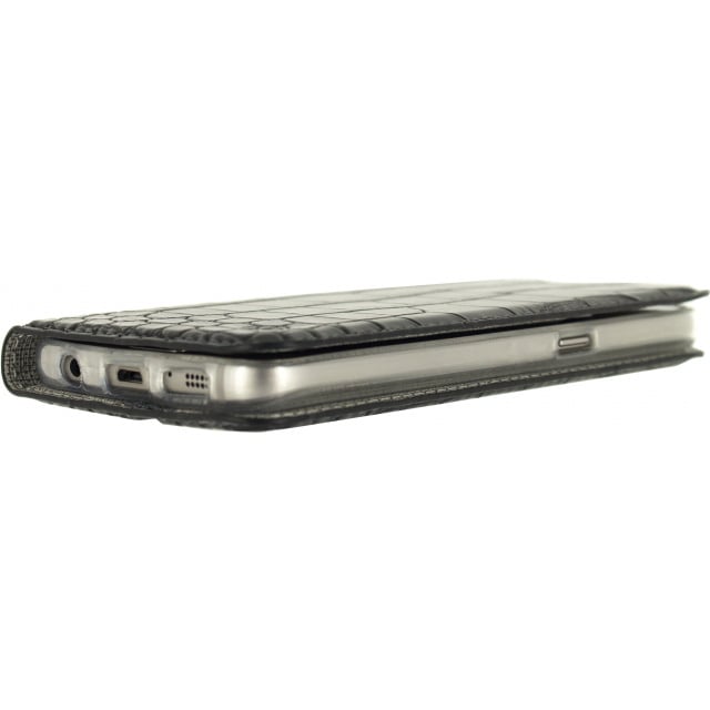 Mobilize Mobilize Premium Gelly Book Case Galaxy S7 - Alligator Black