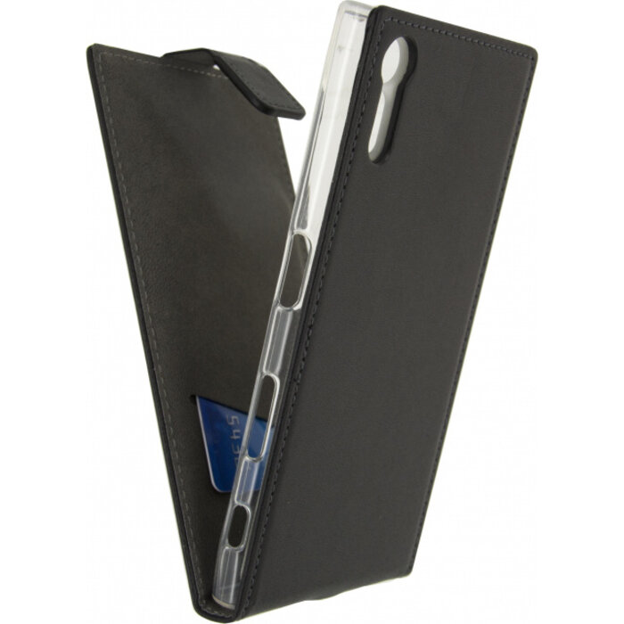 Mobilize Mobilize Classic Gelly Flip Case voor Sony Xperia XZ - Zwart