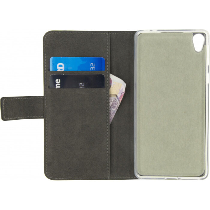 Mobilize Mobilize Classic Gelly Wallet Book Case Sony Xperia E5 - Zwart
