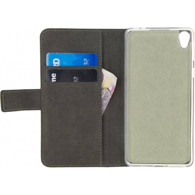 Mobilize Mobilize Classic Gelly Wallet Book Case Sony Xperia E5 - Zwart