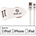 Mobilize Dual USB Autolader 24W met MFi Lightning Kabel 1m - Wit