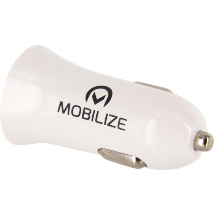 Mobilize Mobilize Dual USB Autolader 24W met MFi Lightning Kabel 1m - Wit