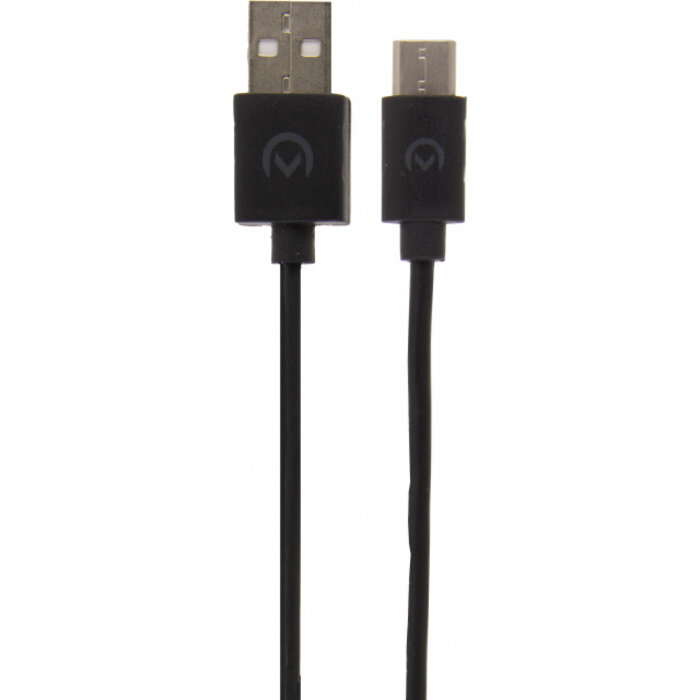 Mobilize Mobilize Dual USB Autolader 12W (2.4A) + 1m USB-C Kabel - Zwart