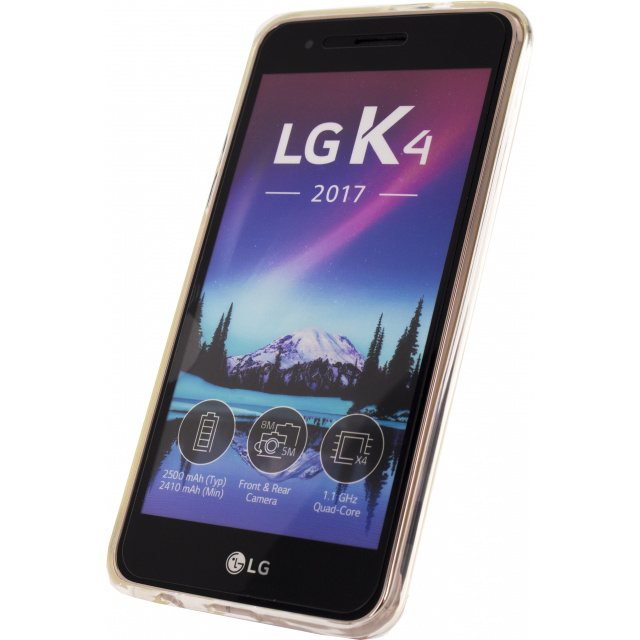 Mobilize Mobilize Gelly Case LG K4 (2017) - Transparante Backcover