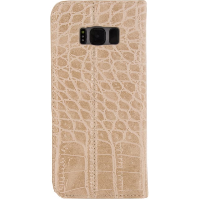 Mobilize Mobilize Premium Gelly Book Case Samsung Galaxy S8+ - Alligator Peanut Brown