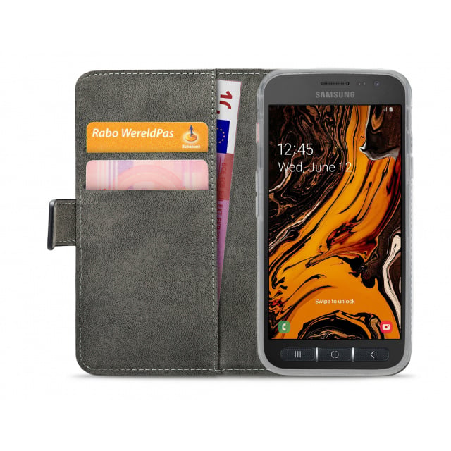Mobilize Mobilize Classic Gelly Wallet Book Case Samsung Galaxy Xcover 4/4s - Zwart
