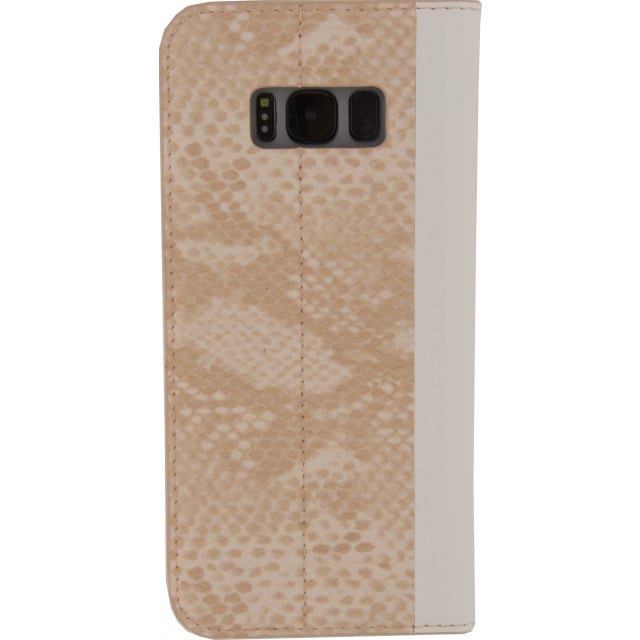 Mobilize Mobilize Premium Gelly Book Case Samsung Galaxy S8 - Snake Light Peach