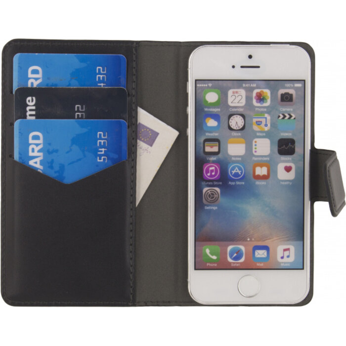 Mobilize Mobilize Classic Universal Wallet Book Case M Black