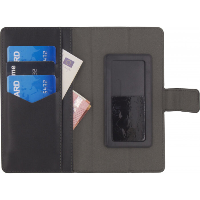 Mobilize Mobilize Classic Universal Wallet Book Case XL - Zwart