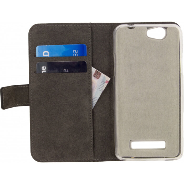 Mobilize Mobilize Classic Gelly Wallet Book Case Wileyfox Spark + Black