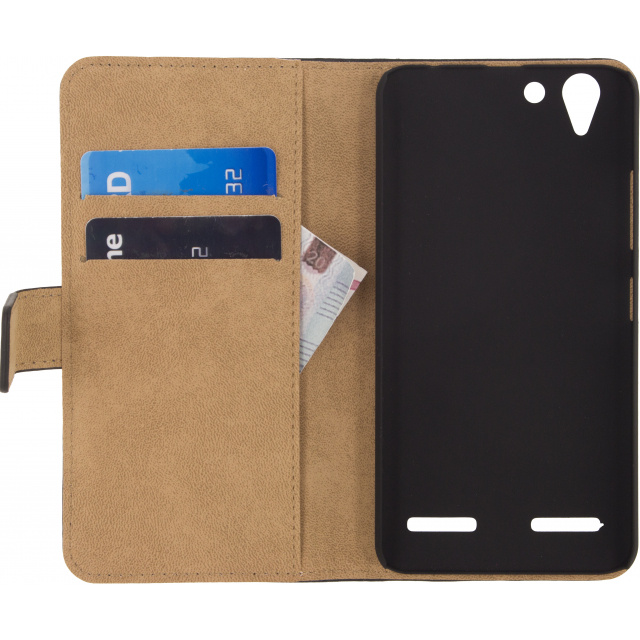Mobilize Mobilize Classic Wallet Book Case voor Lenovo K5 - Zwart