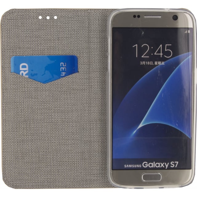 Mobilize Mobilize Premium Gelly Book Case Samsung Galaxy S7 - Alligator Peanut Brown