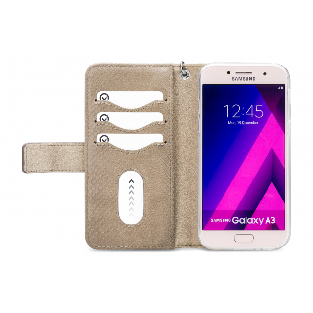 Mobilize Mobilize 2in1 Gelly Zipper Case Samsung Galaxy A3 2017 - Latte