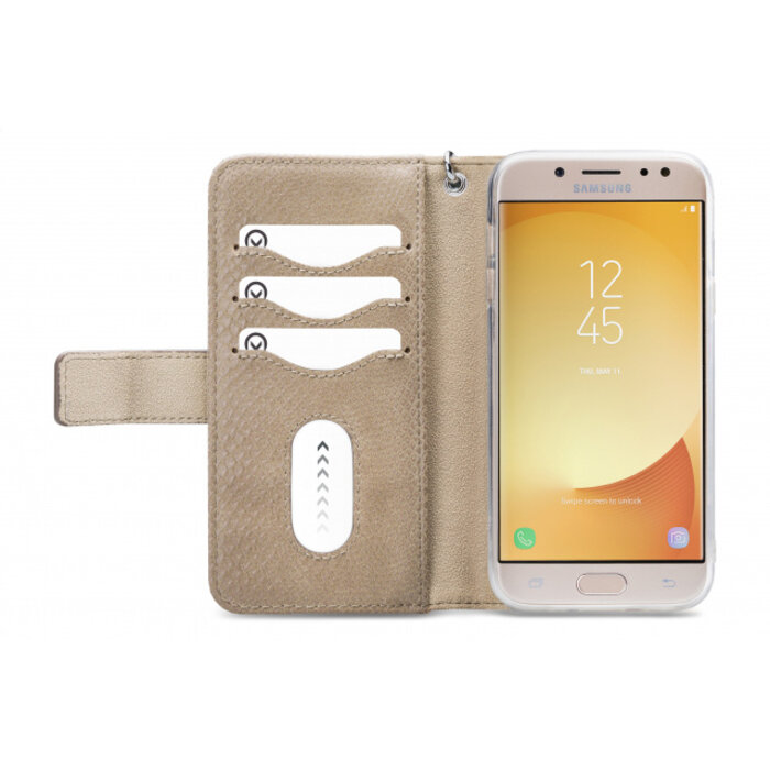 Mobilize Mobilize 2in1 Gelly Zipper Case Samsung Galaxy J5 2017 - Latte