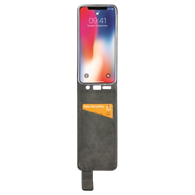 Mobilize Mobilize Classic Gelly Flip Case voor Apple iPhone X/Xs - Zwart