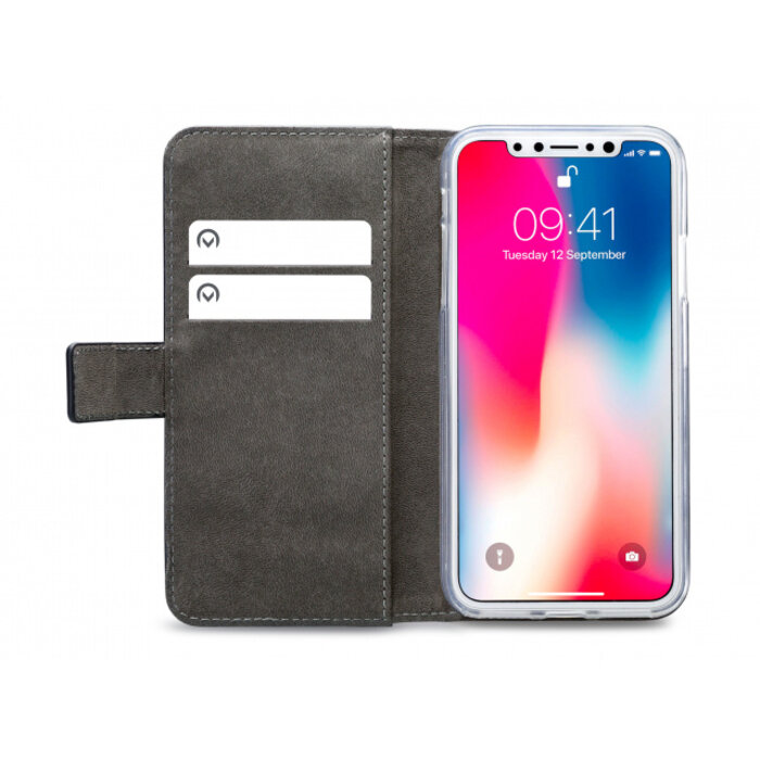 Mobilize Mobilize Classic Gelly Wallet Book Case voor Apple iPhone X/Xs - Zwart