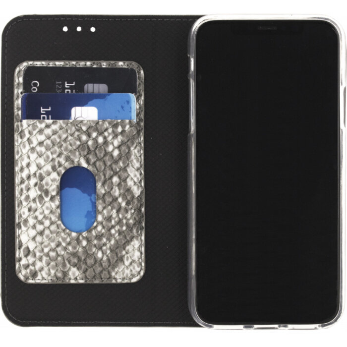 Mobilize Mobilize Special Premium Gelly Book Case iPhone X/Xs - Snake Black
