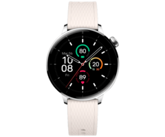 OnePlus OnePlus Watch 3 43mm Zilver (Witte Rubberen Band)