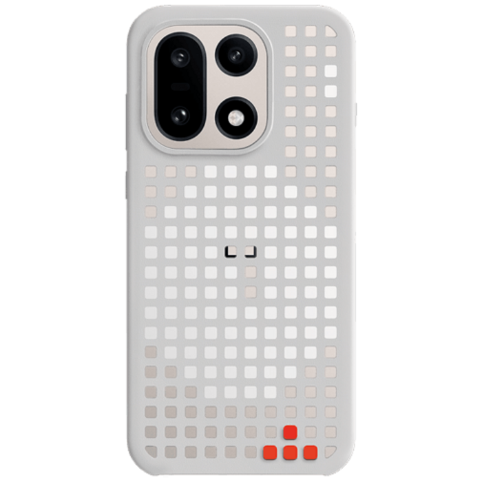 OnePlus OnePlus 15 Back Cover Grijs - Magnetisch met Hole-Pattern
