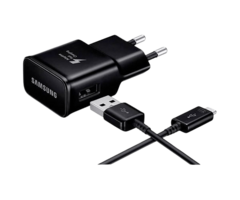Samsung Samsung EP-TA20 USB Snellader 15W met Micro-USB-kabel - Zwart