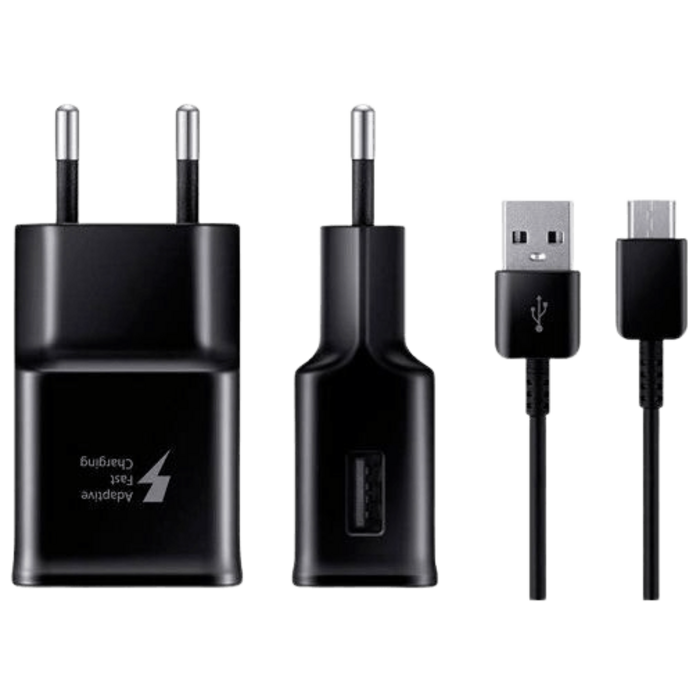 Samsung Samsung EP-TA20 USB Snellader 15W met Micro-USB-kabel - Zwart