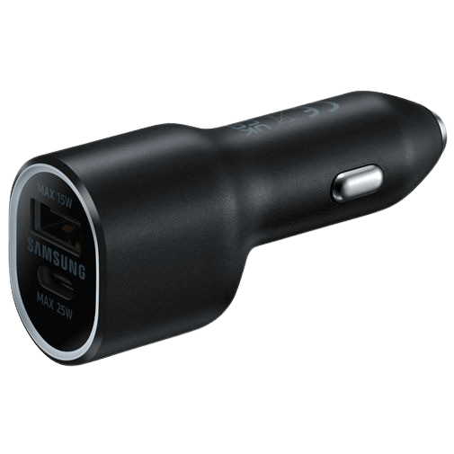 Samsung Samsung EP-L4020 Dual Autolader 40W (25W USB-C + 15W) - Zwart
