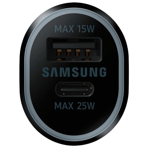 Samsung Samsung EP-L4020 Dual Autolader 40W (25W USB-C + 15W) - Zwart