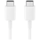 Samsung EP-DA705 USB-C naar USB-C Kabel (3A) - 1m - Wit