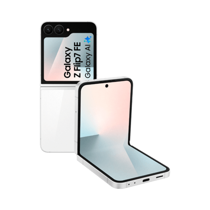 Samsung Samsung Galaxy Z Flip 7 FE 128GB Wit - Compacte Zakelijke 5G Smartphone