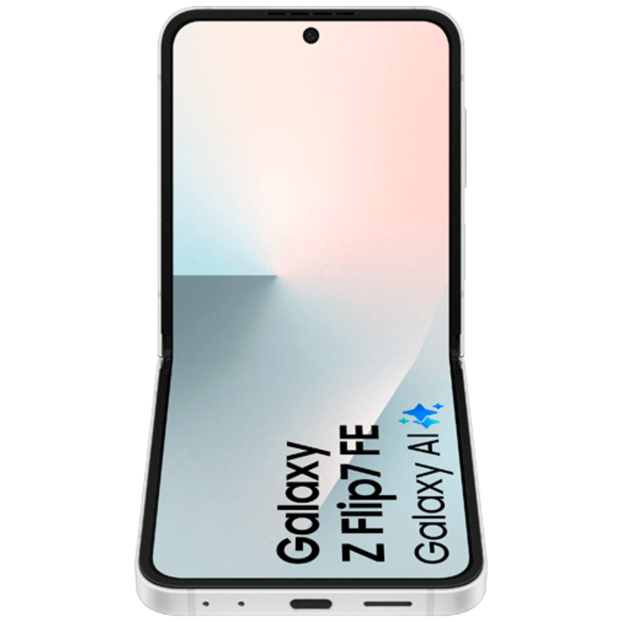 Samsung Samsung Galaxy Z Flip 7 FE 128GB Wit - Compacte Zakelijke 5G Smartphone