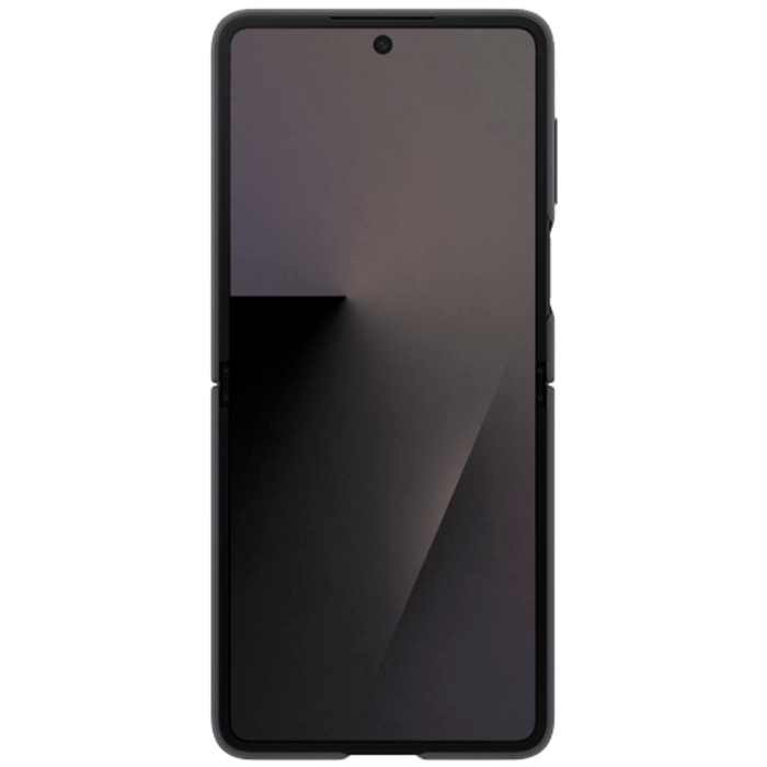 Samsung Samsung Galaxy Z Flip 7 Siliconen Back Cover met Ring Zwart