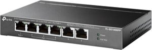 TP-Link TP-Link TL-SG1006PP 6-Poorts Gigabit Switch (1x PoE++, 3x PoE+, 64W)