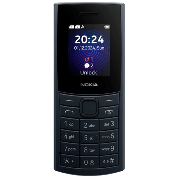 Nokia Nokia 110 4G 2nd Edition (2024) Blauw - Compacte Zakelijke Mobiele Telefoon