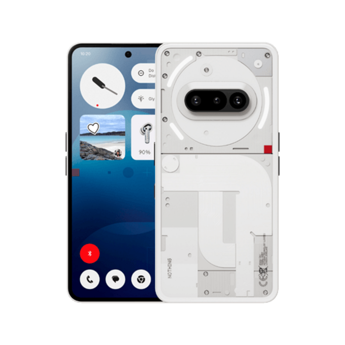 Nothing Nothing Phone (3a) 128GB Wit - Zakelijke 5G Smartphone