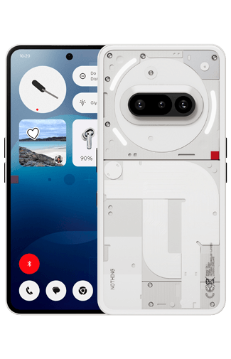 Nothing Nothing Phone (3a) 256GB Wit - Zakelijke Smartphone