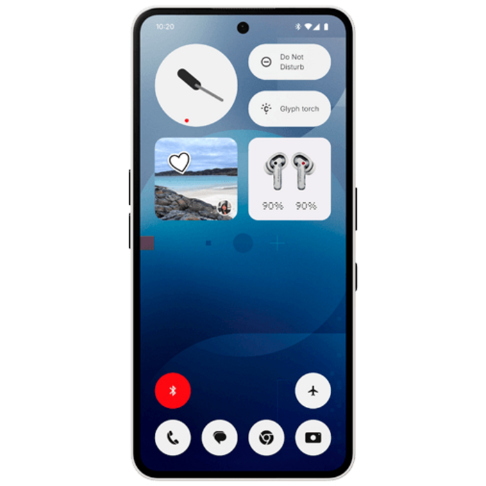 Nothing Nothing Phone (3a) 256GB Wit - Zakelijke Smartphone