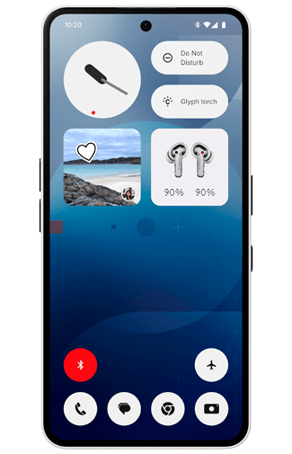 Nothing Nothing Phone (3a) 256GB Wit - Zakelijke Smartphone