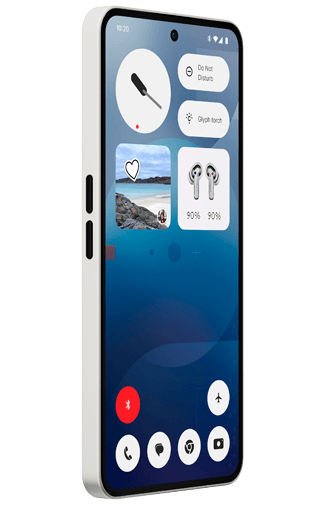 Nothing Nothing Phone (3a) 256GB Wit - Zakelijke Smartphone