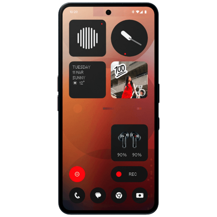Nothing Nothing Phone (3a) 5G - 256GB - Zwart - Zakelijke Smartphone