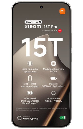 Xiaomi Xiaomi 15T Pro 12GB/256GB Grijs - Zakelijke Smartphone