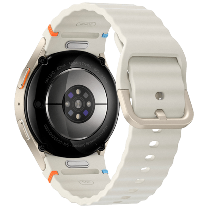 Samsung Samsung Galaxy Watch 7 40mm Smartwatch Beige (Witte Band)
