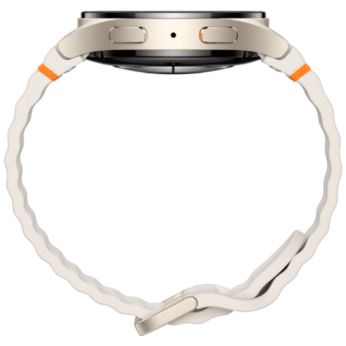 Samsung Samsung Galaxy Watch 7 40mm Smartwatch Beige (Witte Band)