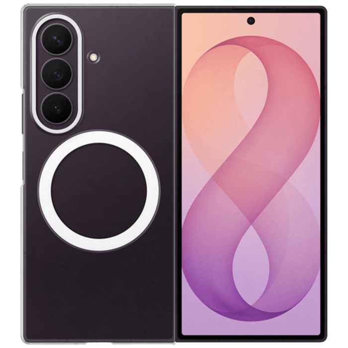 Samsung Samsung Transparante Magnetische Back Cover voor Galaxy Z Fold 8 Ultra