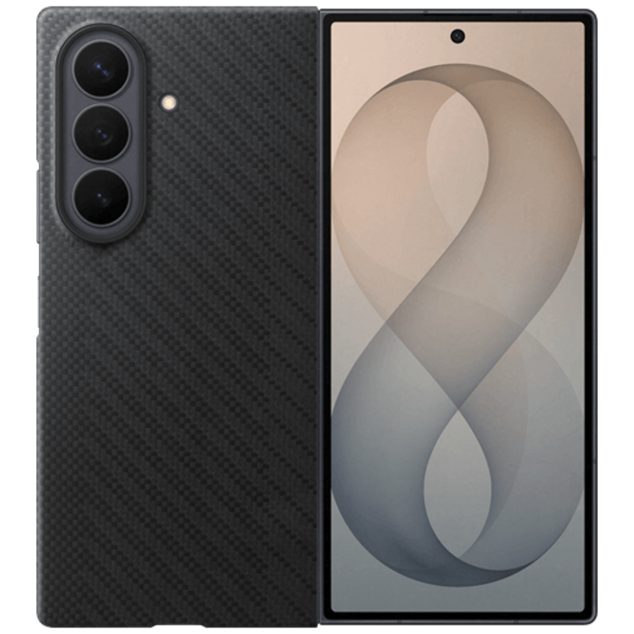 Samsung Samsung Carbon Back Cover Zwart Magnetisch (Galaxy Z Fold 8 Ultra)