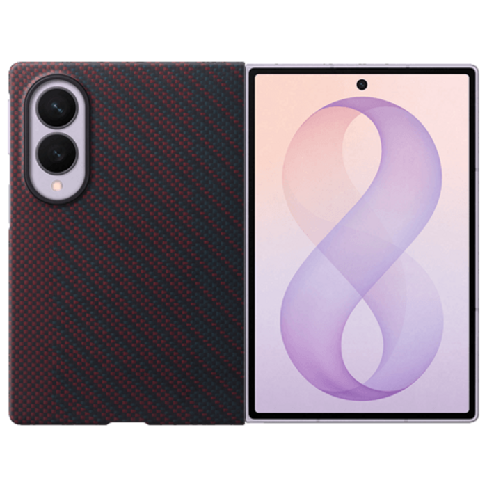 Samsung Samsung Carbon Back Cover Rood Magnetisch Galaxy Z Fold 8